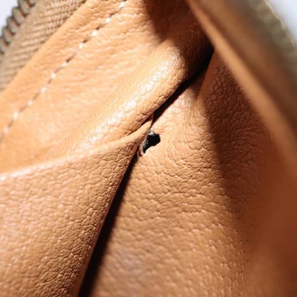 CELINE Macadam Canvas Pouch PVC Brown Auth yk14120 - Picture 12 of 16